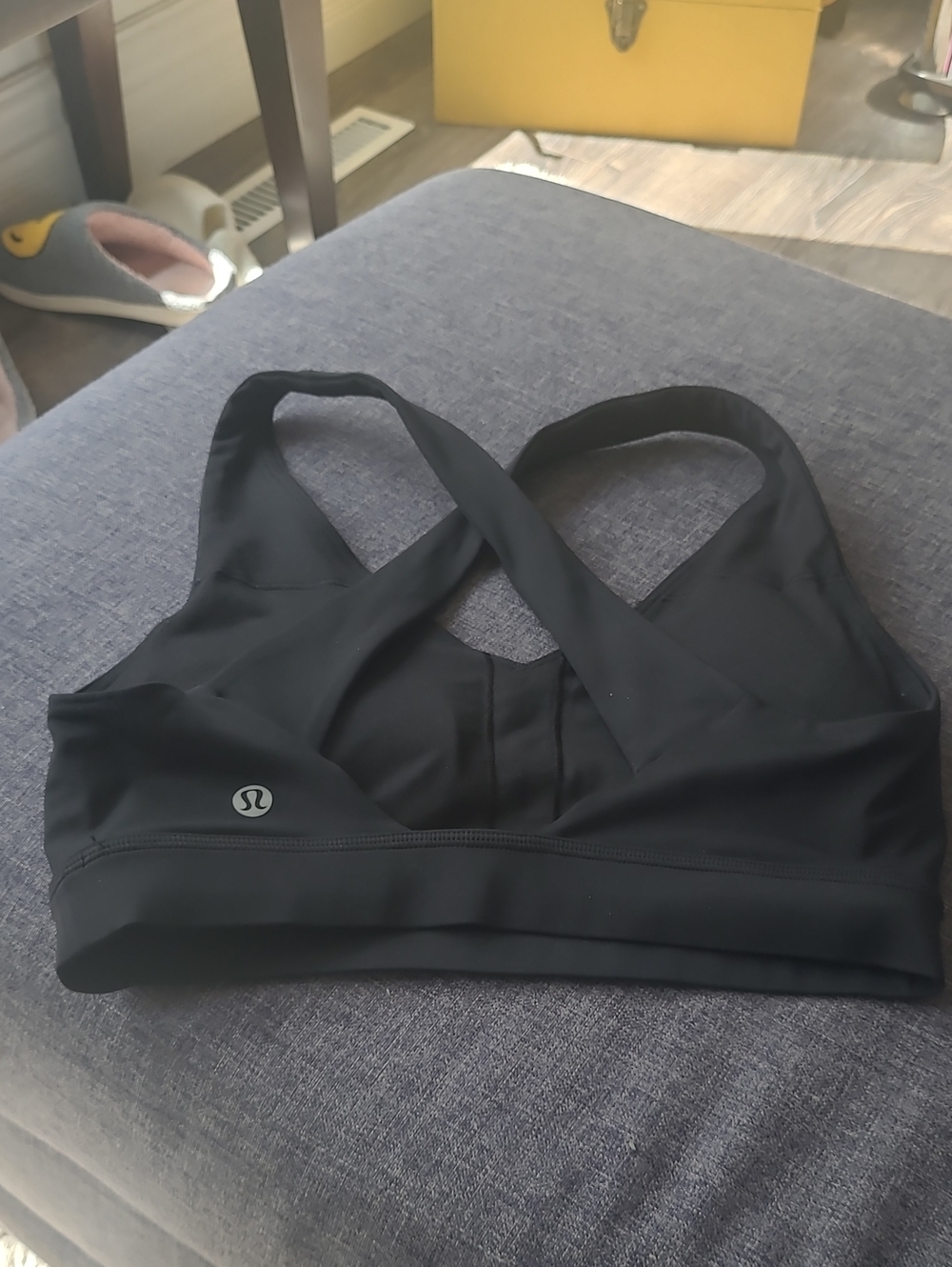 lululemon athletica Black Cross-Back Medium-Support Sports Bra